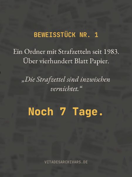 Clip: Beweisstück Nr. 1 – die Strafzettel